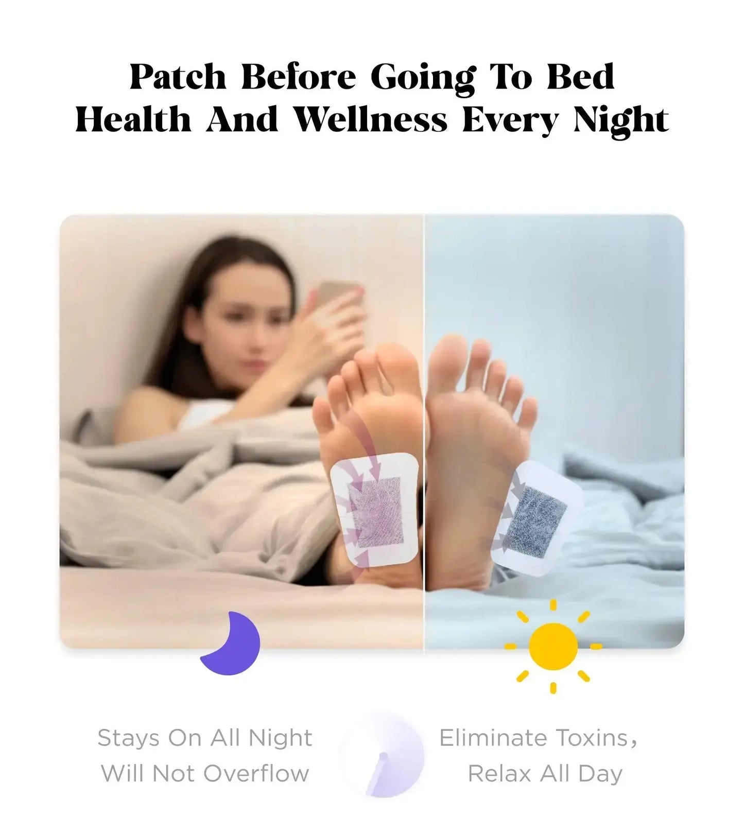 Detoxifying Foot Pads: Gloww Premium Lavender + Mint - Gloww Care